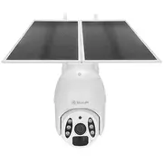 Tellur Smart Wifi Solar Camera PT 3Mp, 2K Ultrahd, Pir, 20W solar panel, white  T-Mlx57001 5949120005029