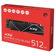 Cietais disks Ssd Adata  Xpg Gammix S70 Blade Pcie Gen4X4 Solid State Drive 512Gb Agammixs70B-512G-Cs 4711085936219