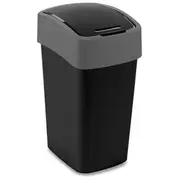 Atkritumu spainis Flip Bin 25L melns/sudraba  0802171Y09 3253922171328