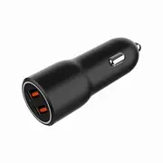 Auto lādētājs Gembird 2X Usb Type-A Black  Ta-Uc-A2Qc36-Car-01 8716309129657