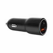 Auto lādētājs Gembird Usb Type-C  Type-A Black Ta-Uc-Ac2Pdqc38-Car-01 8716309129671