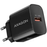 Axagon Acu-Qc18 wall charger 1X Qc3.0/Afc/Fcp/Smart, 18W, black 