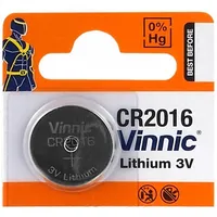 Bat2016.Vnc1 Cr2016 baterijas Vinnic litija - iepakojumā 1 gb.  3100000595258