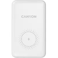 Canyon  Magnetic Wireless Power Bank Pb-1001 White Cns-Cpb1001W 5291485008413