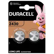 Cr2430 baterijas 3V Duracell litija Dl2430 iepakojumā 2 gb.  Bat2430.D2 5000394152090