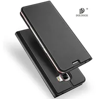Dux Ducis Premium Magnet Case Grāmatveida Maks Telefonam Huawei Y3 2017 Pelēks  Dux-Du-Y32017-Gr 6934913093504