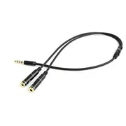 Gembird 3.5 mm audio  microphone adapter Metal Cca-417M 8716309100519