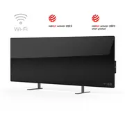 Infrasarkanais elektriskais sildītājs Aeno Premium Eco Smart Heater Agh0002S, Melns  Agh0002S 5903282319264