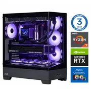 Intop Aqua Ryzen 7 9700X 32Gb Ddr5 1Tb Ssd M.2 Nvme Rtx5070 12Gb no-OS  7777411550291 Rw50291Ns