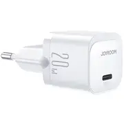 Joyroom Jr-Tcf02 Mini formāta Ātrs tīkla lādētājs ar Usb C 20W Pd White  Jr-Tcf02W 6956116742331