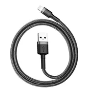 Kabelis Baseus  Cable Lightning To Usb 0.5M/Gray/Black Calklf-Ag1 6953156274938