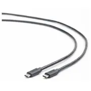 Kabelis Gembird Type C Male - 3.1 1M Black  Ccp-Usb3.1-Cmcm-1M 8716309086448