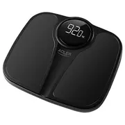 Ķermeņa svari Adler  Bathroom Scale Ad 8172B Maximum weight Capacity 180 kg, Accuracy 100 g, Body Mass Index Bmi measuring, Black 5903887804189