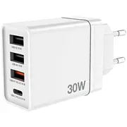 Lādētājs Verbatim Wall Charger 30W White  49701V 023942497011