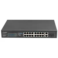 Lanberg Switch rack 19 Poe 16X 100Mb /2X Combo  Gigabit Ethernet 150W Rsfe-16P-2C-150 5901969429299 Killaeswi0016