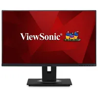 Lcd Monitor Viewsonic Vg2456 24 Panel Ips 1920X1080 169 Matte 15 ms Speakers Swivel Pivot Height adjustable Tilt Colour Black  766907006155