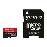 Memory Micro Sdhc 32Gb W/Adapt/Class10 Ts32Gusdu1 Transcend  760557824985