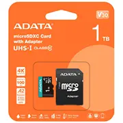 Memory Micro Sdxc 1Tb W/Ad./Ausdx1Tui3V30Sa2-Ra1 Adata  Ausdx1Tui3V30Sa2-Ra1 4711085945273