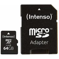 Memory Micro Sdxc 64Gb C10/W/Adapter 3413490 Intenso  4034303017980