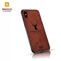 Mocco Deer Case Silikona Apvalks Priekš Apple iPhone Xs Max Brūns Eu Blister  Mo-Deer-Xsmax-Br 4752168061022