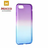 Mocco Gradient Back Case Silikona Apvalks Ar Krāsu Gradientu Priekš Apple iPhone X Violets - Zils  Mc-Grad-Iphx-Prbl 4752168018750