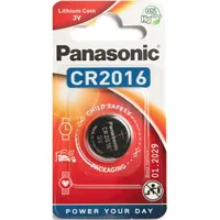 Panasonic Cr2016-1Bb Blistera iepakojumā 1Gb.  Pancr2016B1 5019068085114