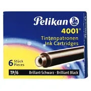 Pelikan Tintes patronas Tp/6 Brilliant Black  301218 4012700301215