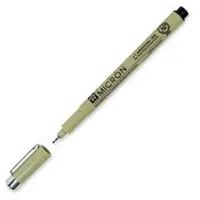 Pildspalva Sakura Micron rasēšanai 05 Līnija 0.45Mm melna  Sak30644