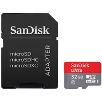 Sandisk microSDHC 32Gb Card  Adapter Sdsqqnr-032G-Gn6Ia 619659173067