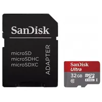 Sandisk Ultra microSDHC 32Gb  Adapter Sdsqunr-032G-Gn3Ma 619659184377