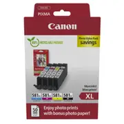 Tintes kārtridžs Canon Cli-581X Bk / C M Y High Yield Ink Cartridge  Photo Paper Value Pack 2052C006 8714574679075