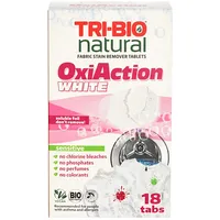 Tri-Bio Tabletes Veļas Mazgāšanai Oxy-Actioon White, 18 Tab  0139 856922005537