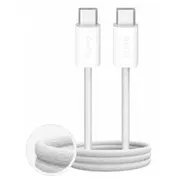 Usb kabelis Puro Fabrik Usb-C 1M 100W  Puccc100Wfabk4Whi 8018417498831
