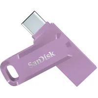 Zibatmiņa Sandisk Ultra Dual Drive Go Usb-A / Usb Type-C 64Gb Lavender  Sdddc3-064G-G46L 619659204266
