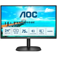 Aoc B2 24B2Xhm2 computer monitor 60.5 cm 23.8 1920 x 1080 pixels Full Hd Lcd Black  4038986149594 Monaocmon0109