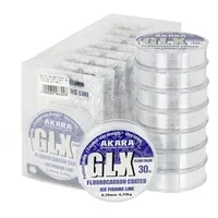 Aukla Akara Glx Ice 30 Mono, caurspīdīga, m, 0,12 mm, 1,90 kg, iep. 10 gab.  Glx-Ic-30-012