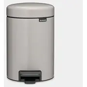 Brabantia atkritumu tvertne ar pedāli Newicon, 3 l, Soft Grey  252181 8710755252181