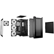 Case Be Quiet Pure Base 501 Lx Miditower product features Transparent panel Not included Atx Microatx Miniitx Colour Black Bgw78  4260052192856