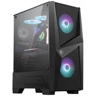 Case Msi Mag Forge 100R Miditower Not included Atx Microatx Miniitx Colour Black Magforge100R  4719072676407