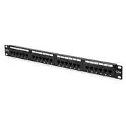 Citas preces Digitus  Patch Panel Dn-91524U Black, 48.2 x 4.4 10.9 cm, Category Cat 5E Ports 24 Rj45 Retention strength 7.7 kg Insertion force 30N max 4016032241461