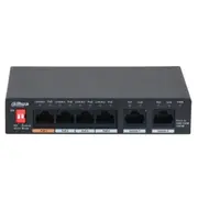 Dahua Pfs3006-4Gt-60 Poe Komutators 6 Porti / 60W  3006-4Gt60 6923172523235