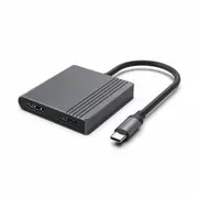 Dokstacija Gembird Usb-C to Hdmi  Dp 4K 60Hz, black 18Cm A-Cm-Hdmifdpf-01 8716309137249