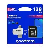 Goodram Microsdxc 128Gb Class 10 Uhs I  Card reader adapter M1A4-1280R12 5908267930298