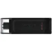 Kingston Datatraveler 70 64Gb Usb Black  Dt70/64Gb 740617305302