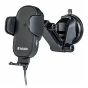 Lādētājs Verbatim Fwc-01 Qi Fast Wireless Car Charger  49552V 023942495529