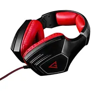 Modecom Volcano Mc-831 Rage Spēļu Austiņas ar Mikrofonu / 3.5Mm 2.2M Vads  S-Mc-831-Rage-Red 5901885246390