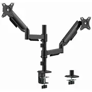 Monitora stiprinājums Gembird 2X 17-32 Adjustable desk display mounting arm  Ma-Da2P-02 8716309135351