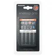 Panasonic Eneloop Pro Bq-Cc55 Bateriju Lādētājs  4 pcs R6/Aa 2450 mAh K-Kj55Hcd40E 5410853057635