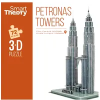 Puzle 3D Petronas torņi Kualalumpur 72 gb. Cb49659 