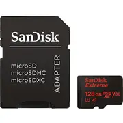 Sandisk Extreme Atmiņas Karte microSDXC  Adapteris 128 Gb Sdsqxaa-128G-Gn6Aa 619659189488